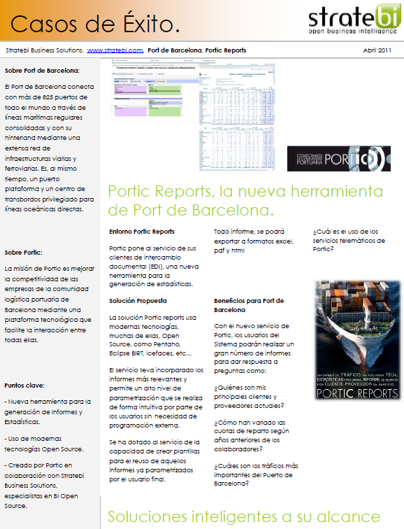 Portic Reports, la nueva herramienta de Port de Barcelona